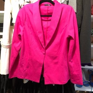 Pink blazer